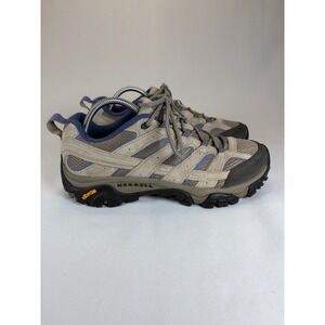 Merrell Moab 2 Vent Hiking Shoes Womens 10 Taupe Purple J06018 Vibram Sole
